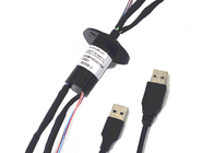 2 USB Tốc độ hoạt động 300rpm Capsule Trượt vòng Kỹ thuật Vật liệu nhựa