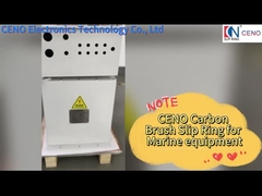 Vòng trượt bàn chải carbon hiện tại cao IP54 với trụ liên kết cho ứng dụng hàng hải