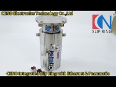 1000m tín hiệu Ethernet Pneumatic Rotary Joint Union SUS 316