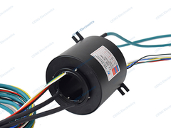 Vòng trượt xuyên lỗ với tín hiệu Ethernet cho ngành công nghiệp