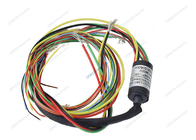 Nhiệt độ thấp 300rpm Micro Slip Ring Capsule And Conductive Collector Commutator