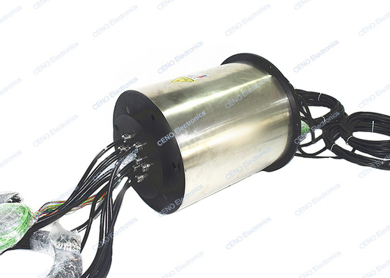 Vòng trượt công nghiệp Ethernet 1000m 20 kênh Sm Sợi quang Od Bàn chải carbon 600mm