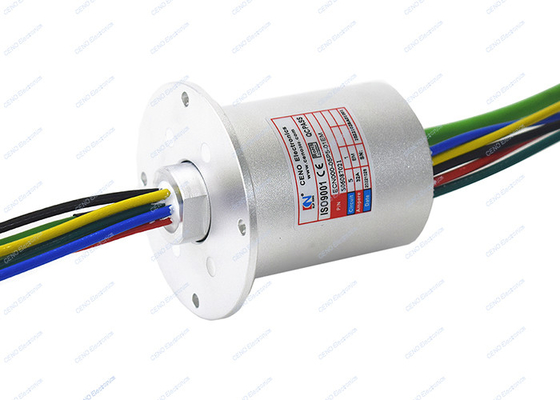 Vòng trượt tín hiệu Ethernet 100m Điện áp định mức 415v với mặt bích