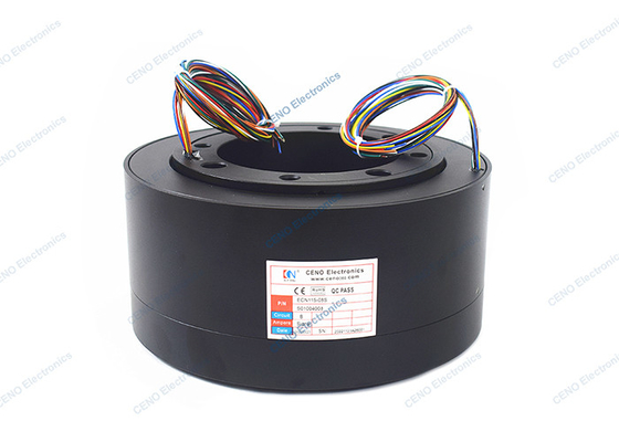 Vòng trượt tín hiệu 8 mạch với lỗ khoan bên trong 115mm cho bộ mô phỏng chuyển động