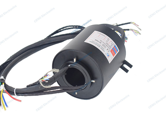 Động cơ Servo Vòng trượt tín hiệu 300 vòng / phút với Bộ thu năng lượng điện xuyên lỗ