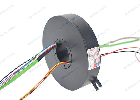 Vòng trượt bánh nướng nhiệt độ thấp với thông qua lỗ Id45mm tín hiệu Ethernet