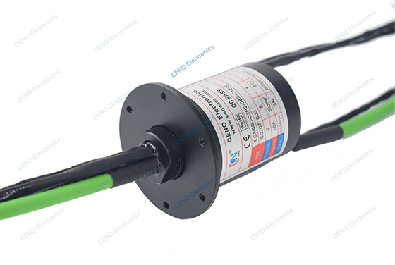 1000m tín hiệu Ethernet Slip Ring Collector Điện dẫn nhiệt độ thấp