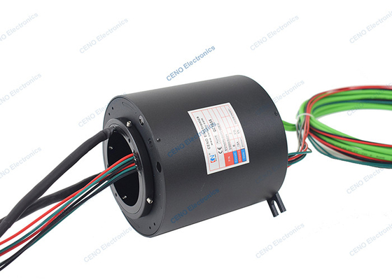 Tích hợp năng lượng Gigabit Ethernet Slip Ring tùy chỉnh cho ngành công nghiệp Hệ thống tự động