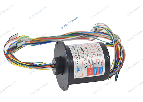 Tùy chỉnh 1000RPM High Speed Slip Ring với vàng để vàng vật liệu cho ngành công nghiệp
