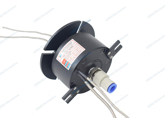 1MPa Ø10mm Tub G1/4'' Pneumatic Integrated Rotary Union với tín hiệu thermopair