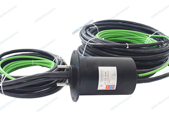 1000M Ethernet Signal Slip Ring với Through Hole Option cho Trung tâm Dữ liệu