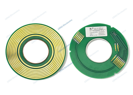 Pancake Slip Ring với PCB USB2.0 và đầu nối điện cho ngành công nghiệp LED