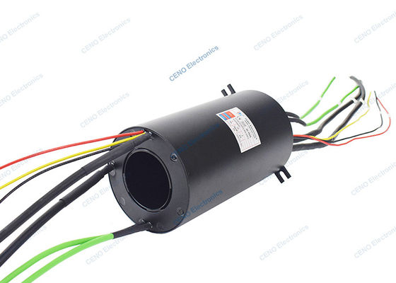 2 kênh tín hiệu Gigabit Ethernet Nhẫn trượt với lỗ thông qua 70mm