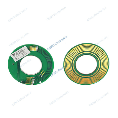 Vòng trượt PCB Pancake với tín hiệu USB & lỗ bên trong 46mm cho các thiết bị điện