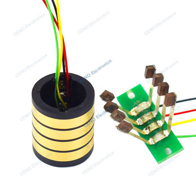 Nhẫn trượt riêng biệt với hai kiểu nửa và Split Electric Signal Rotary Joint
