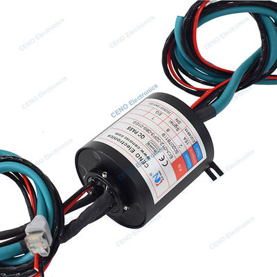 Vòng trượt nhiệt độ thấp với tín hiệu Ethernet và lỗ thông điện