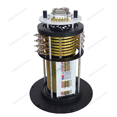 Vòng trượt bàn chải carbon đa kênh với điện và tín hiệu cho ngành công nghiệp