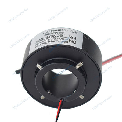 Thông qua Bore Slip Ring với Bore bên trong tùy chọn và Electric Power Rotary Joint