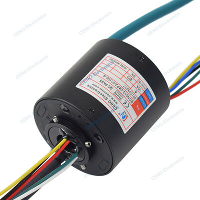 Slip Ring Ethernet Công nghiệp với Cấu trúc Lỗ xuyên và Nguồn điện Kết hợp cho Truyền dẫn Ổn định