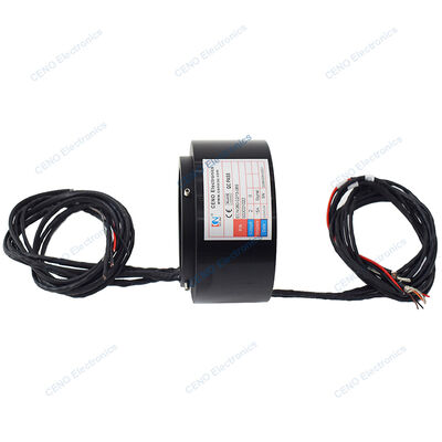 Low Temperature Through Hole Slip Ring with Electric Power and Signal for Industry Robotic