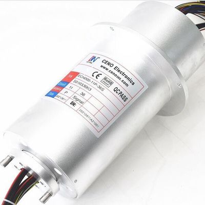 Solid Through Bore IP65 Electric Rotary Union cho thiết bị thoát nước công nghiệp