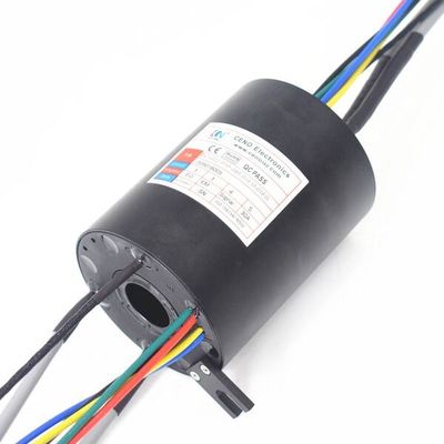 IP51 1000M Khớp quay Ethernet 300 Rpm Vật liệu tiếp xúc bằng kim loại quý